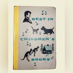 Vintage 1957 Best in Children's Books 12 Classics Nelson Doubleday Mother Goose